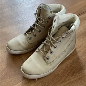 Timberland Leather High Top Sneaker Boot sz 6